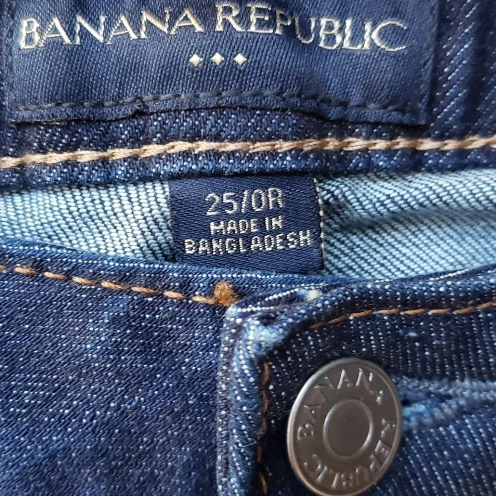 Banana Republic jeans Flare dark flap pocket 0 - Picture 3 of 6